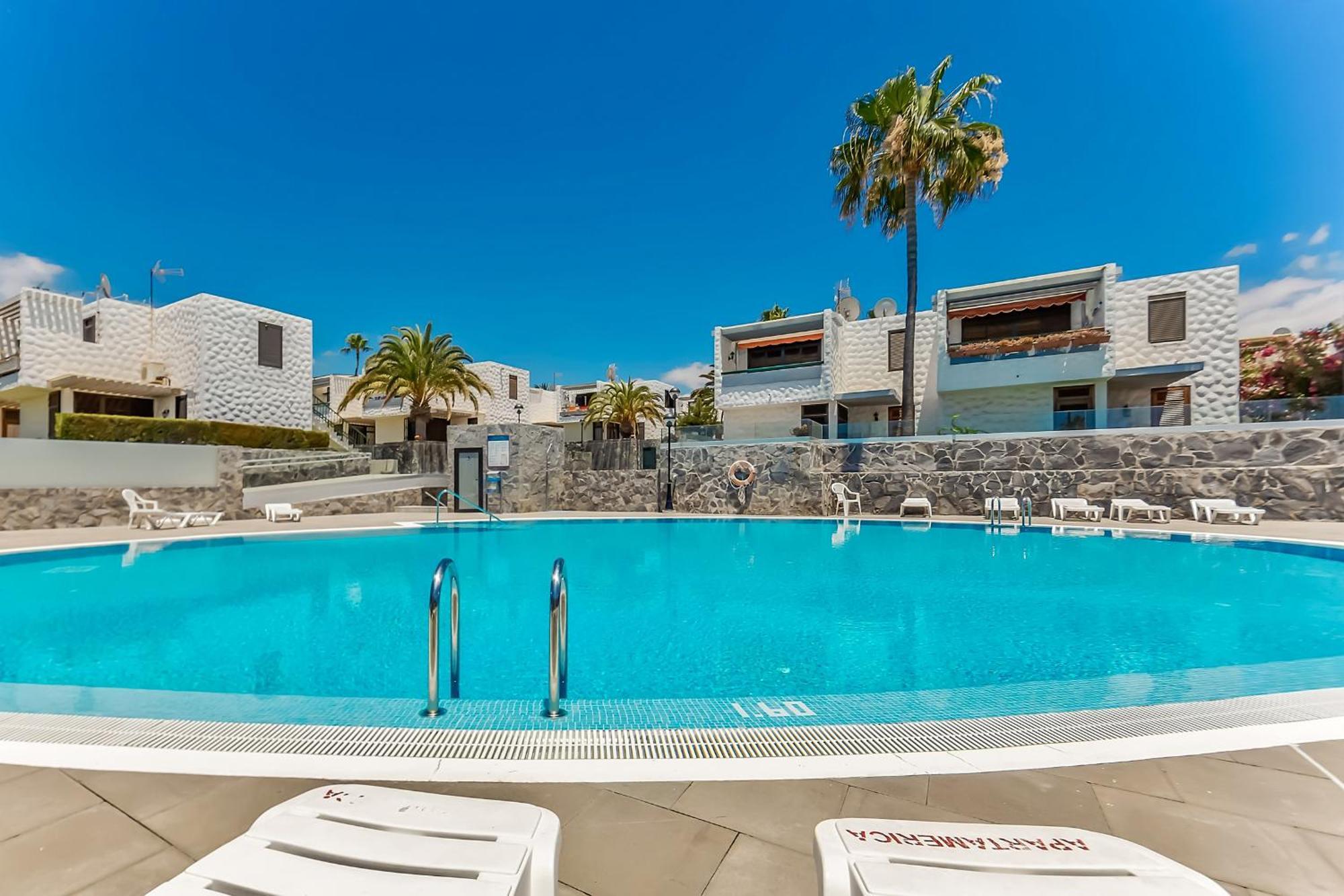 Two Bedroom Apartment, Near Playa De Las Americas, Free Wifi, Pool Exterior foto